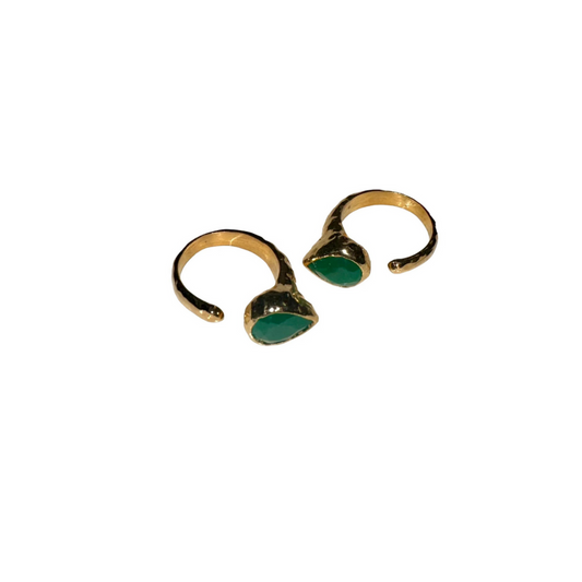 Esmeralda Turkish Rings